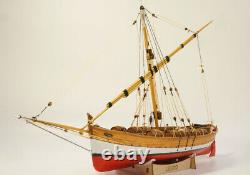 Cargo Sailboat Leudo 148 430mm 17 Sailboat Wooden Model Ship Kit