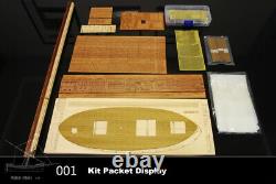 Cargo Sailboat Leudo 148 430mm 17 Sailboat Wooden Model Ship Kit