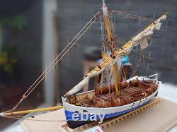 Cargo Sailboat Leudo 148 430mm 17 Sailboat Wooden Model Ship Kit