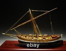 Cargo Sailboat Leudo 148 430mm 17 Sailboat Wooden Model Ship Kit