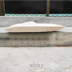 Catamaran Speedboat Wooden Remote Control Boat Model Assembly finished Boy Toy