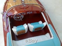 Cedar Wood Riva Aquarama 34 High Quality Model Boat L80 Handmade Xmas Gift