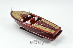 Century Sea Maid 28 Handmade Wooden Classic Boat Model RC Ready