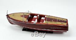 Century Sea Maid 28 Handmade Wooden Classic Boat Model RC Ready