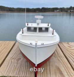Chesapeake Bay Deadrise Workboat Model, Open Cockpit (woc) Free Shipping