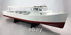 Chesapeake Bay Deadrise Workboat Model, Round Stern Boat, Soft Top