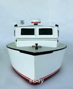 Chesapeake Bay Workboat Model, Fishing and Crabbing Boat, Waterline Model