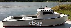 Chesapeake Bay Workboat Model, Fishing and Crabbing Boat, Waterline Model