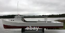 Chesapeake Deadrise Workboat, Hard Top Boat Model, Crabbing, Fishing, Oystering