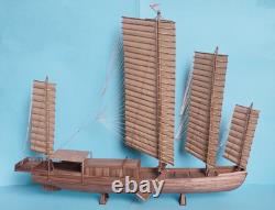 Chinese Junk Boat SandBoat 150 420mm Wooden Model Ship Kit Unassembled