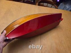 Chris Craft Barrel Back mahogany runabout speedboat model RC ready 29.5 Chris Craft Barrel Back mahogany runabout speedboat model RC ready 29.5