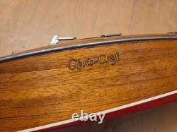 Chris Craft Barrel Back mahogany runabout speedboat model RC ready 29.5