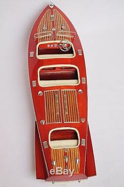 Chris Craft Boat 25 (62 Cm) Wood Model Miniature