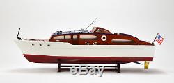 Chris Craft Catalina Handcrafted Wooden Classic Boat Model 31.5 RC Ready