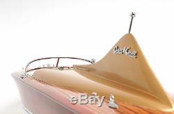 Chris Craft Cobra Speed Boat Painted 33' Wood Model Ship Assembled