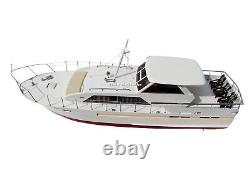 Chris Craft Commander 47 32 Handcrafted Wooden Model Boat Ready Display