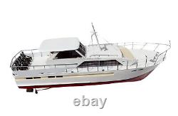 Chris Craft Commander 47 32 Handcrafted Wooden Model Boat Ready Display