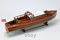 Chris Craft Commuter Handmade Wooden Boat Model 34