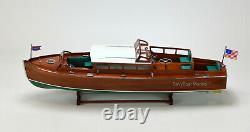 Chris Craft Commuter Handmade Wooden Boat Model 34