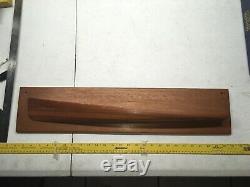 Chris Craft Original Half Hull Wood Ship 1909 Chris Smith Dart Boat Model 1/1