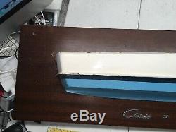 Chris Craft Original Half Hull Wood Ship Chris Smith Boat Model 1/1 Blue White