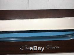 Chris Craft Original Half Hull Wood Ship Chris Smith Boat Model 1/1 Blue White