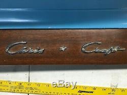 Chris Craft Original Half Hull Wood Ship Chris Smith Boat Model 1/1 Blue White