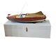 Chris Craft R/c Runabout Speed Boat Classic 27 Model With Custom Wood Box