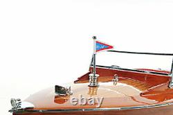 Chris Craft Runabout Wood Model 24 Classic Mahogany Racing Speed Boat New