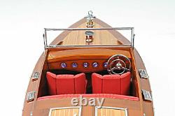 Chris Craft Runabout Wood Model 24 Classic Mahogany Racing Speed Boat New