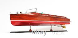 Chris Craft Runabout Wooden Mahogany Model 32 Classic Speed Boat Painted New