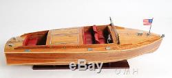 Chris Craft Runabout Wooden Model 32 Power Speed Boat Fully Built New