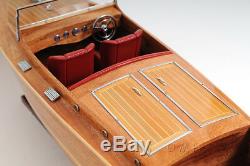 Chris Craft Runabout Wooden Model 32 Power Speed Boat Fully Built New