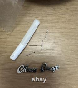 Chris Craft Triple Cockpit Painted Speed Boat Wooden Model 30 X 9.5