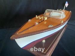 Chris Craft Wooden Classic Model Sport Boat Single Cockpit