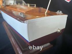 Chris Craft Wooden Classic Model Sport Boat Single Cockpit