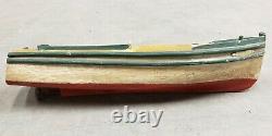 Circa 1920 American Folk Art Ethel Pond Boat Speedboat Model