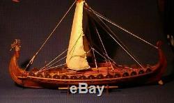 Classic Wooden Scale Sailing Boat Viking Ships Scale Assembly Model
