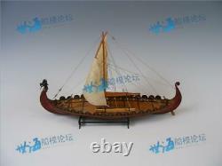 Classic wooden Viking ships, assembly model ship building DIY
