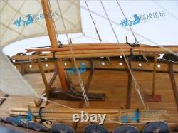 Classic wooden Viking ships, assembly model ship building DIY