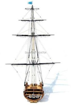 Classics 1/75 sail boat model kits USS. Constitution wooden ship DIY Decoration