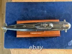 Cold War Soviet Navy Alfa Class Nuclear Submarine Wood/Plastic Model 1267