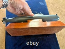 Cold War Soviet Navy Alfa Class Nuclear Submarine Wood/Plastic Model 1267