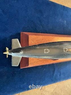 Cold War Soviet Navy Alfa Class Nuclear Submarine Wood/Plastic Model 1267