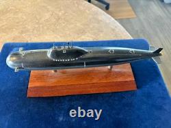 Cold War Soviet Navy Alfa Class Nuclear Submarine Wood/Plastic Model 1267