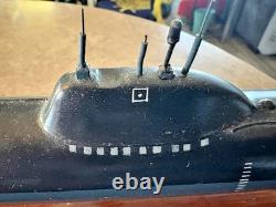 Cold War Soviet Navy Alfa Class Nuclear Submarine Wood/Plastic Model 1267