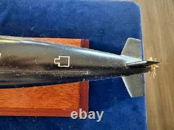 Cold War Soviet Navy Alfa Class Nuclear Submarine Wood/Plastic Model 1267