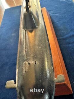 Cold War Soviet Navy Alfa Class Nuclear Submarine Wood/Plastic Model 1267