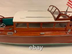 Collectible model of 1929 Chris Craft Cruiser Hand-Made Wooden Model-33.5 long