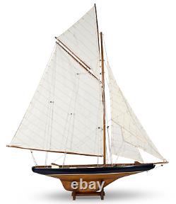 Columbia 1901 America's Cup J Class Yacht Model 37 Wooden Sailboat Built Boat